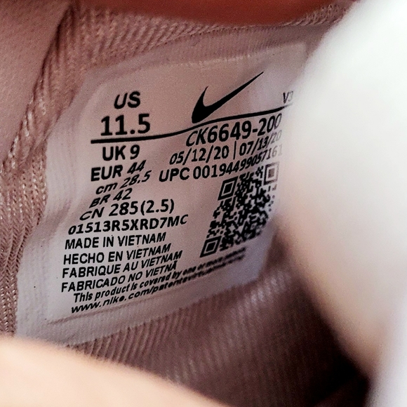 Nike AF1 Pixel Particle Beige Particle Beige Women's 11.5 - Picture 6 of 6